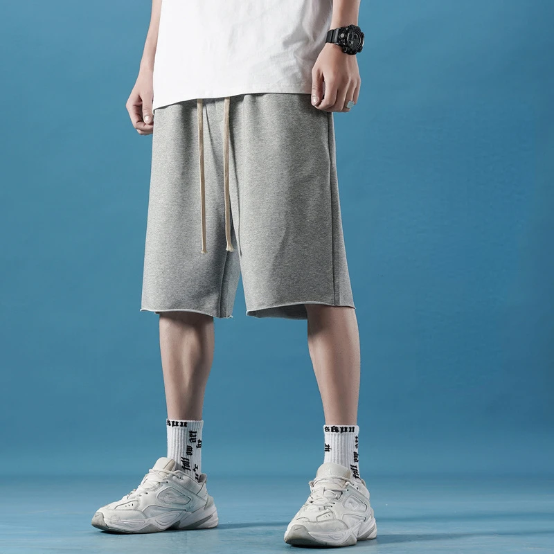 

2022 Summer New Fashion Black Shorts Men Wear Loose Thin Section All-match Casual Sports Pants Boutique Clothing Simple Style