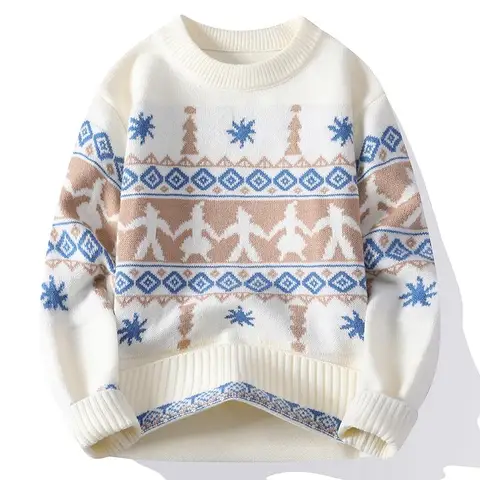 Женский свитер LEGIBLE зеленый в полоску