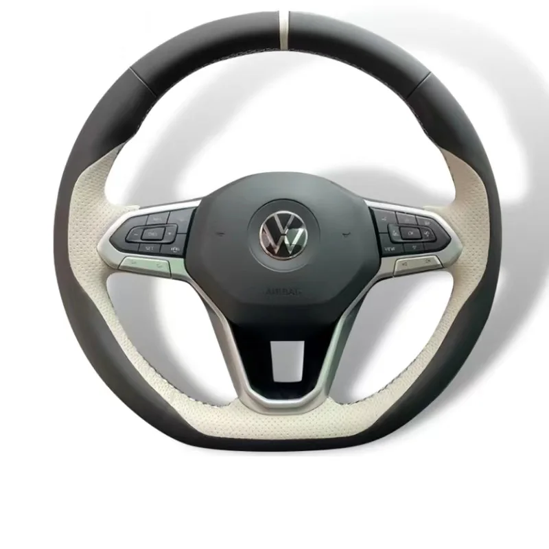 Кожа для Volkswagen VW ID4 Crozz Tiguan Tharu X Magotan Passat Teramont Ручное шитье аксессуары автомобиля