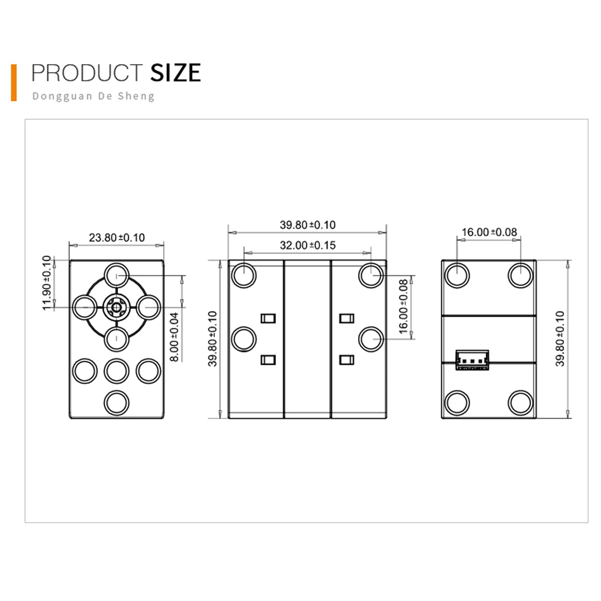 DSpower 2KG 180° 270° 360° Programmable Building Block Servo Porous Bit Bidirectional Output 6-9V DC for DIY Robot Toys Motor images - 6