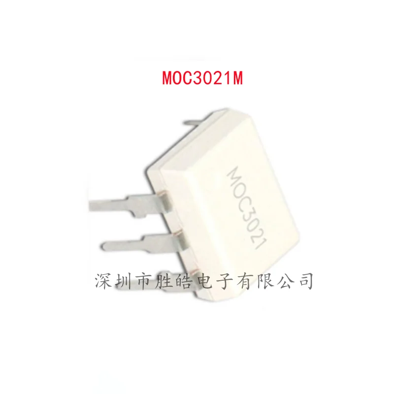 (10PCS)  NEW  MOC3021M   MOC3021  Bidirectional Silicon Controlled Optocoupler  Straight Into DIP-6  Integrated Circuit