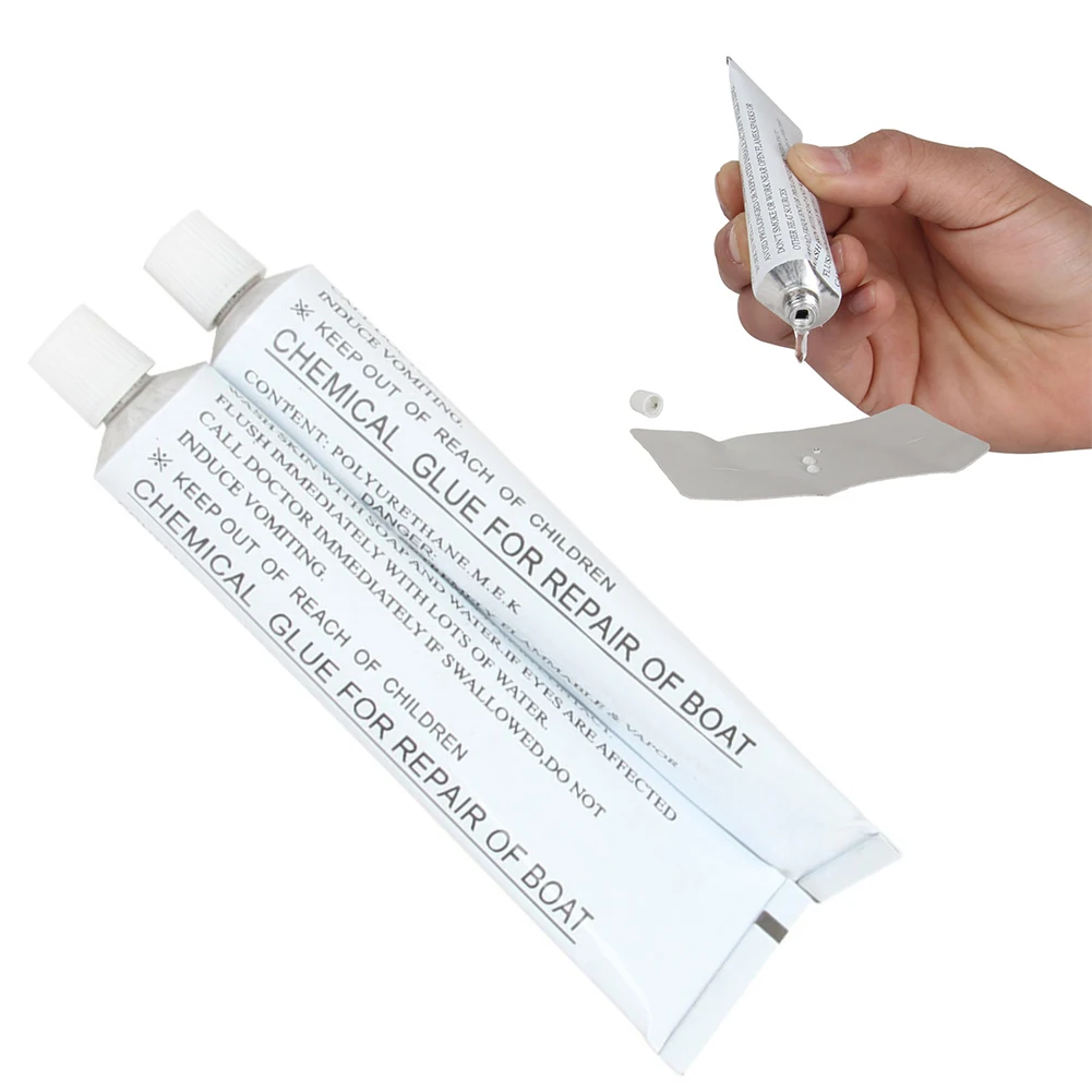 

PVC Adhesive Inflatable Boat Repair Glue SUP Repair Glue Tubes Inflatable Boat Paddleboard Kayak Tube Repair Glue