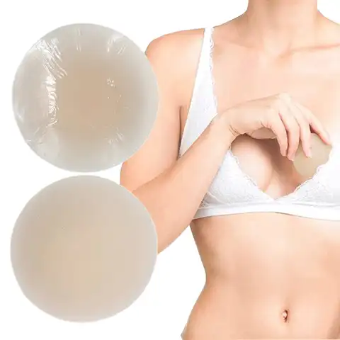 Reusable Invisible Silicone Nipple Covers Self Adhesive Breast Chest Stickers Nipples Pasties Pad Boob Tape 7cm 8cm 10cm
