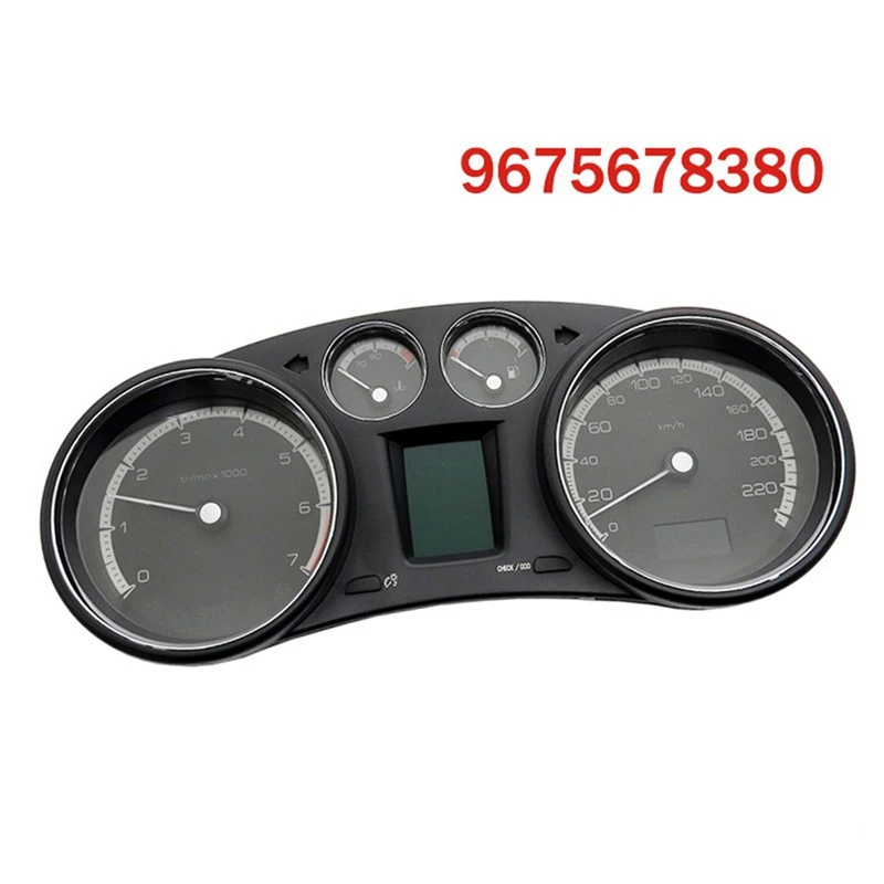 

New Car Display Instrument Central Control Instrument Assembly 9675678380 For Peugeot 408 308