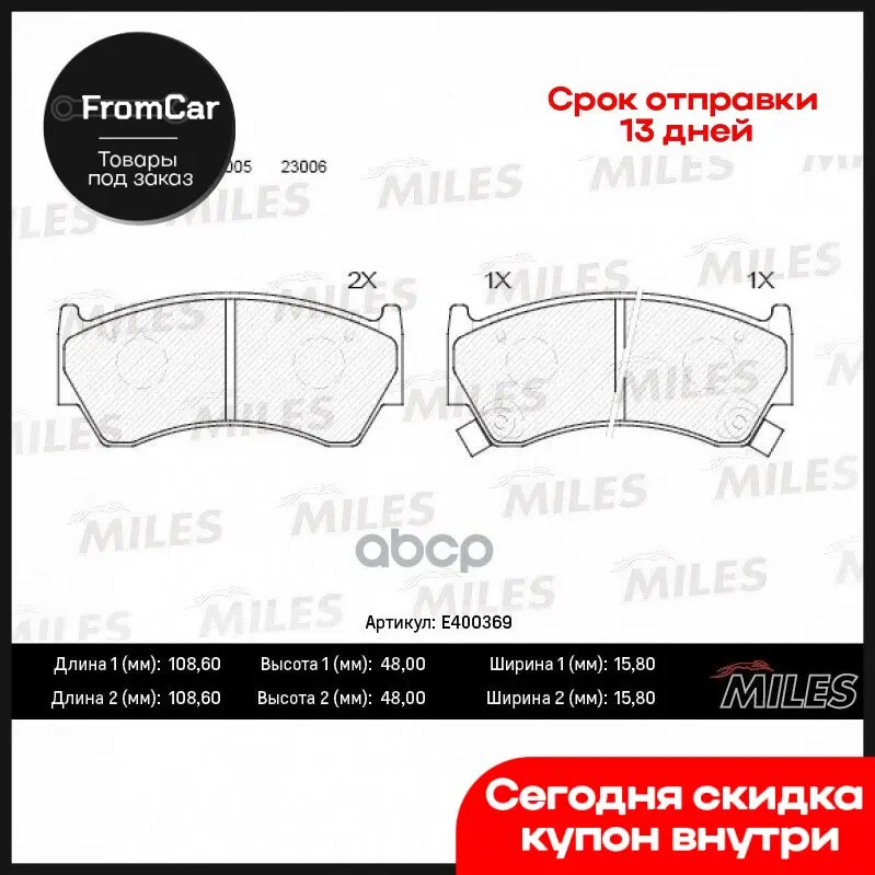 Колодки Тормозные (Смесь Low-Metallic) Nissan Almera N15 95-98 Передние (Без Датчика) (Trw Gdb3180) E400369