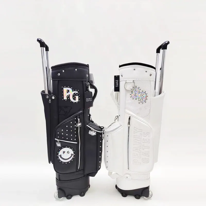 New Golf Bags PG Golf Staff Bag Waterproof Big Capacity Packages Multi-Pockets Durable Bag Golf Club Equipments 2 Colors