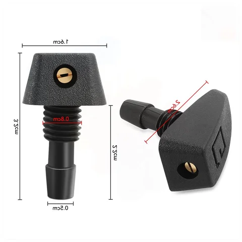 2 шт. универсальная автомобильная форсунка для распыления воды для Mazda 3 6 CX-5 323 5 CX5 2 626 спойлеры MX5 CX 5 GH CX7 GG CX3 CX7 RX8