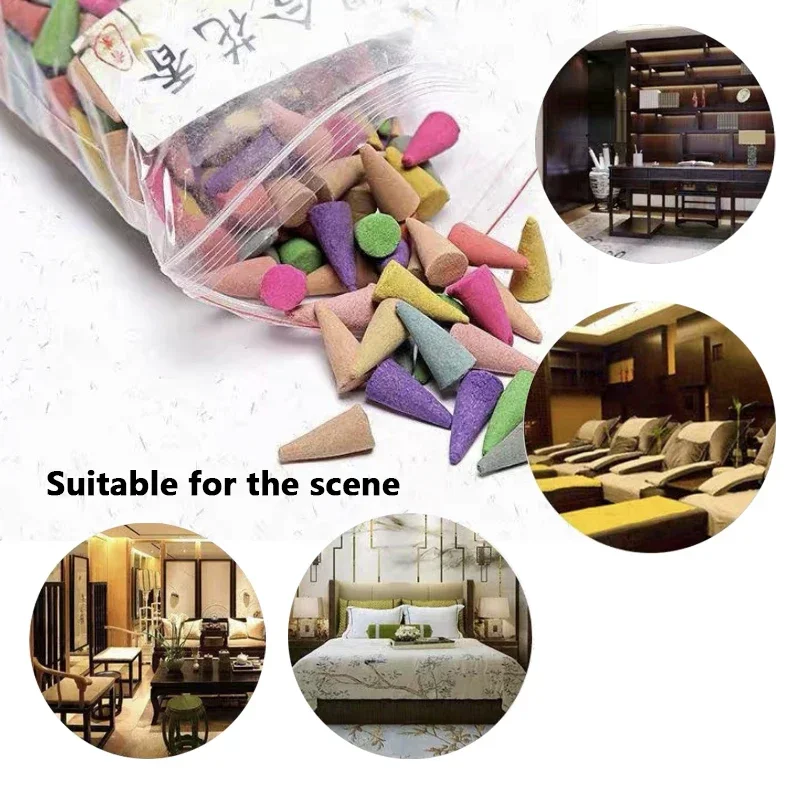 Ладан из сандалового дерева GBBMA. Запах цветов. Смесь ароматических конусов