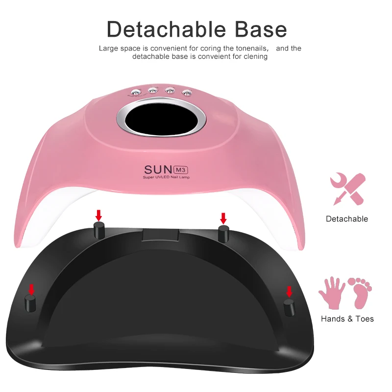 Профессиональный УФ-лампа светодиодный светильник для ногтей Высокая мощность