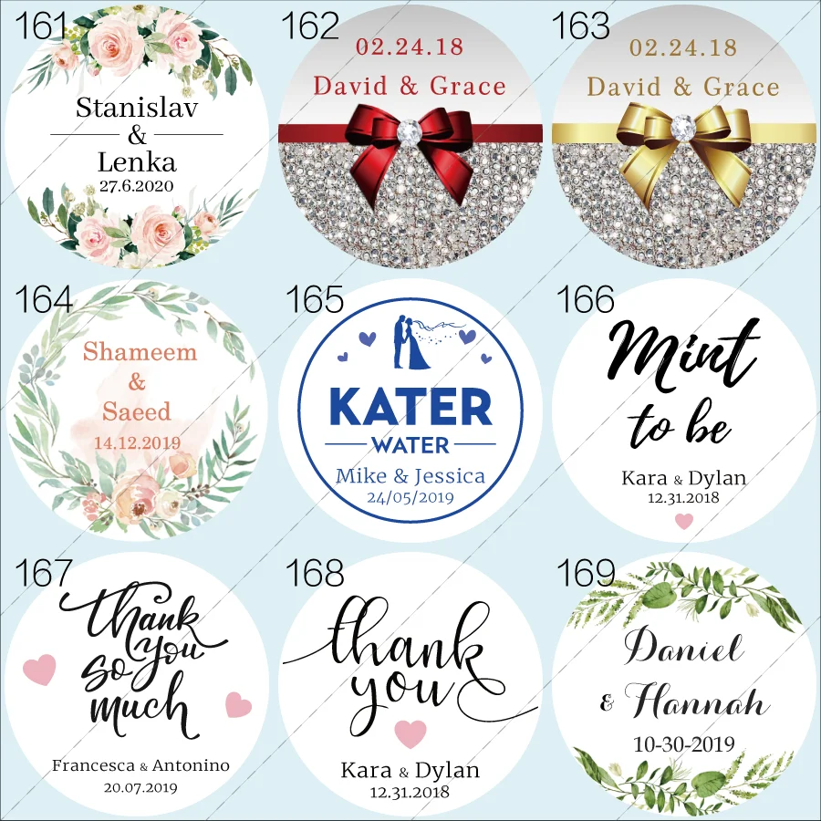 Фото Custom Wedding Stickers, Invitations Seals, Birthday, Baby Shower, Favors, Picture, Personalized Labels, 100 Pieces №2