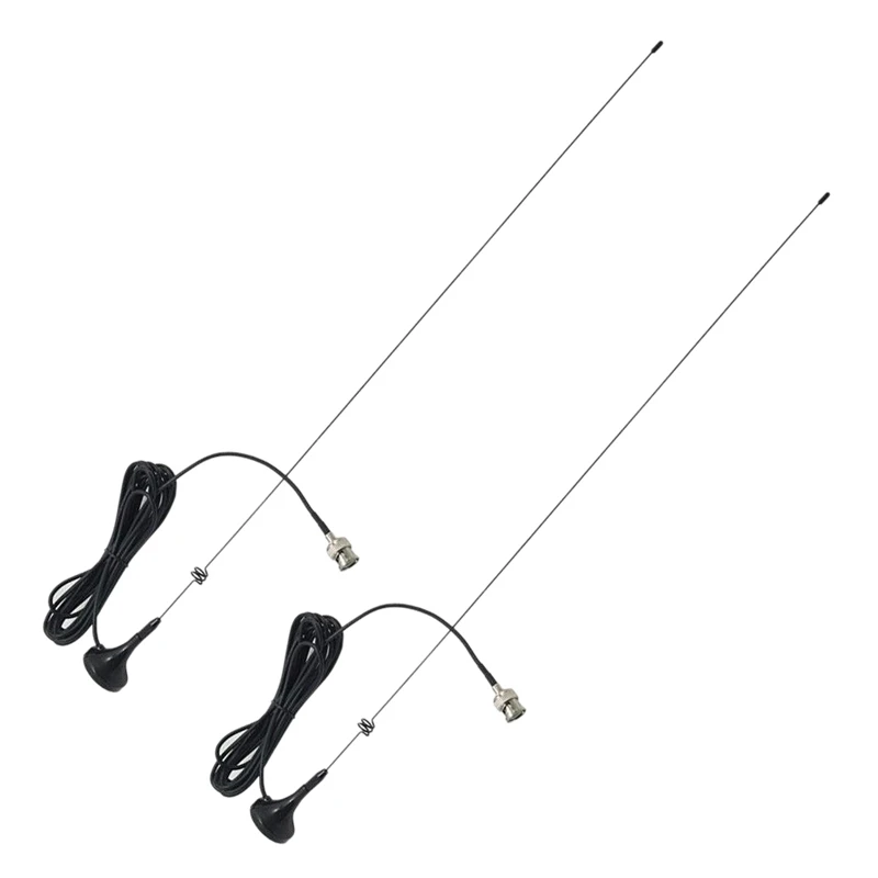 

2X BNC-M UHF + VHF автомобильная антенна для NAGOYA UT-108UV Kenwood YAESU BAOFENG