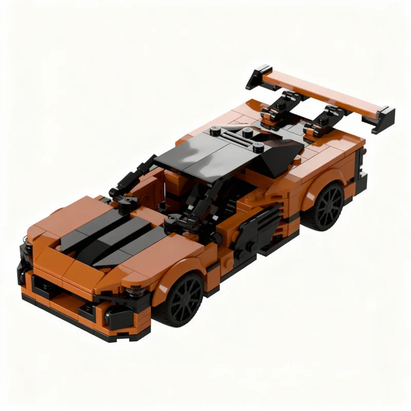 Фото Набор строительных блоков MOC City Champions McLaren Senna, 253 детали, конструктор, идея для подарка на Рождество, день рождения, для детей, развивающий творческий набор №3