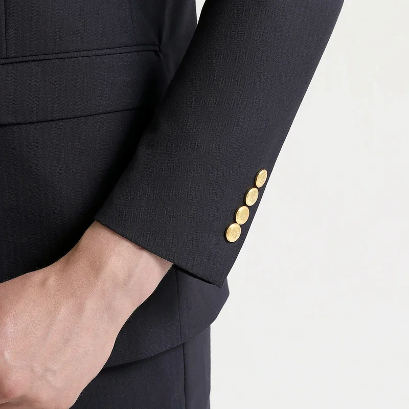 Китайская туника с высоким воротником мужской костюм на заказ комплект из 2