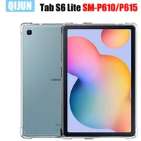 tablet case for samsung galaxy tab s6 lite 10 4 tpu transparent silicone soft cover airbag protection fundas for sm p610 sm p615