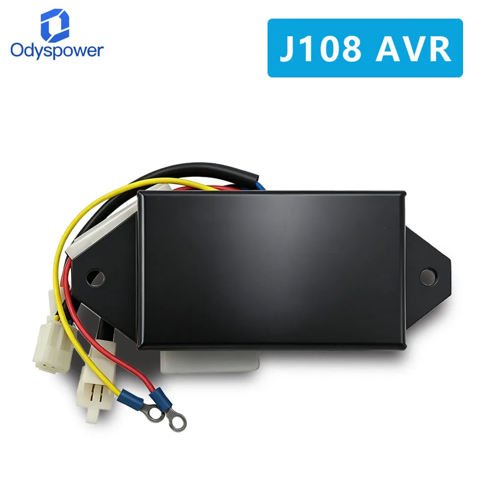 Фото Автоматический регулятор напряжения J108 AVR 220В однофазный для генератора Kubota J315 380В №3