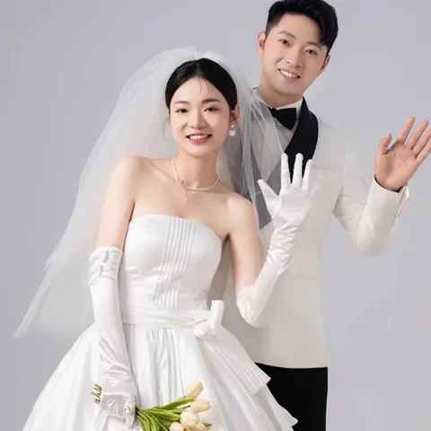 Длинные атласные перчатки с бантом и цветочным узором для девочек, косплей принцессы