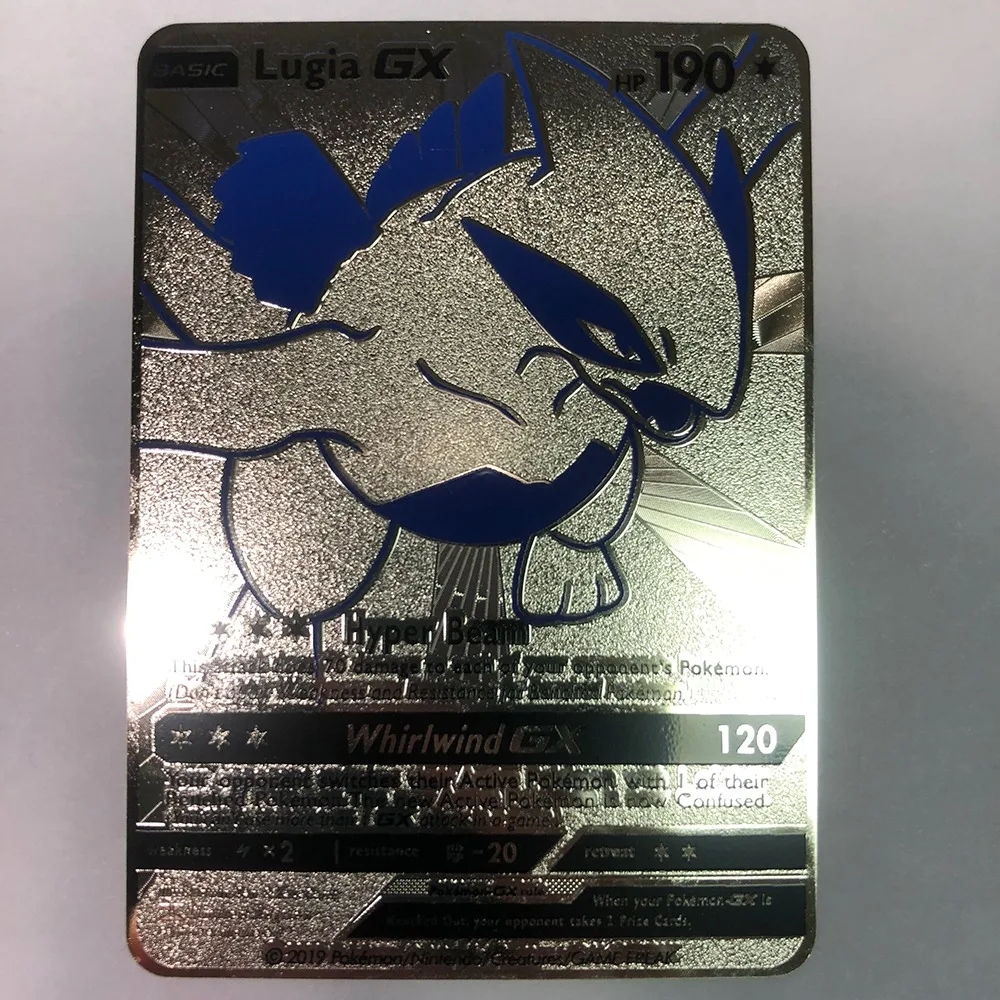 Новинка Покемон люгия гиратина очаровательные гиаридосы серия GX серебряная