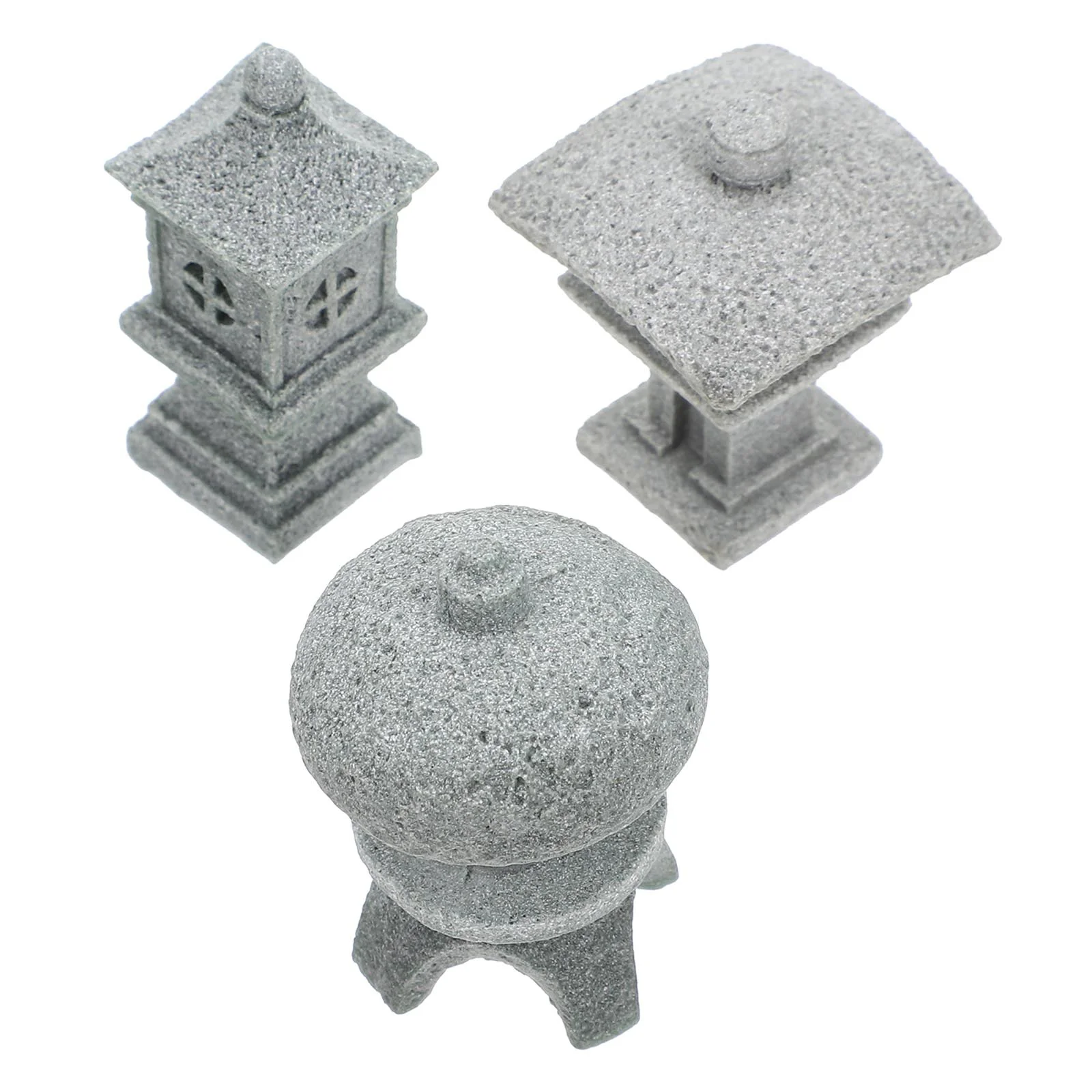 

Garden Statue Decor Accessories Mini Zen Pagoda Aquarium Decorations Ornament Micro Statues Japaneseasianlantern Bonsai