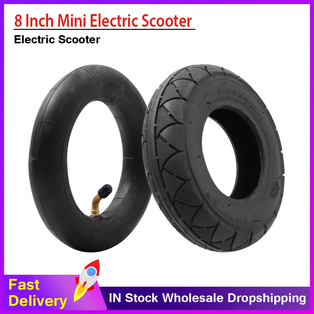 

Электрический скутер 200x50 внутренняя внешняя шина 8 дюймов мини электрический скутер шина электротранспортное средство 200*50 Шины аксессуары