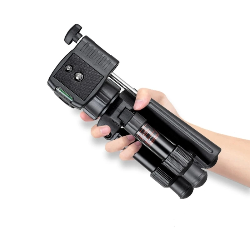

Lightweight Mini Tripod For Camera With Ball Connector Bubble Level 360 Degree Rotatable Adjustable 1/4 Screw Drop Shipping