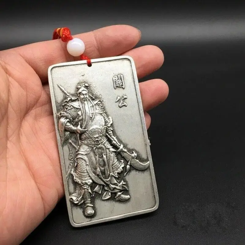 

Маленький подвесной сборный китайский латунный резной Гуань Гонг Гуань Юй сабля изысканный