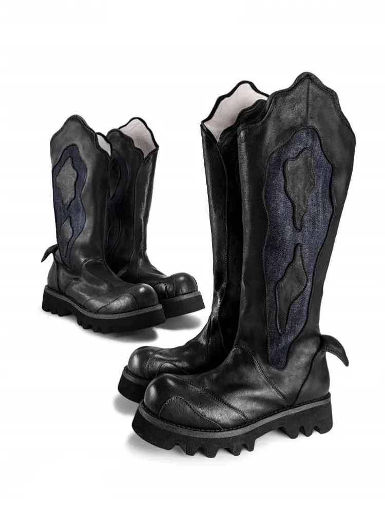 Ботинки мужские из натуральной кожи