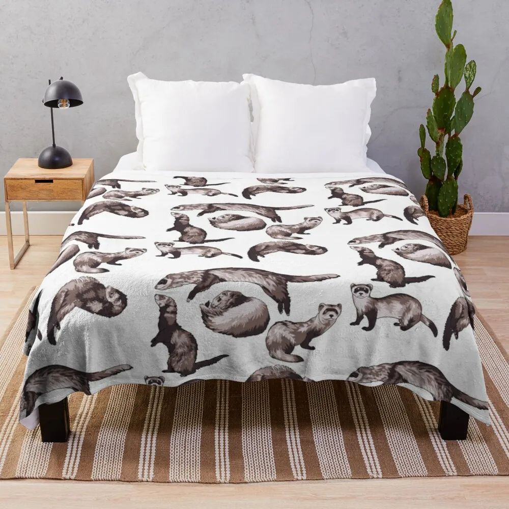 

ferrets Throw Blanket Blanket Luxury