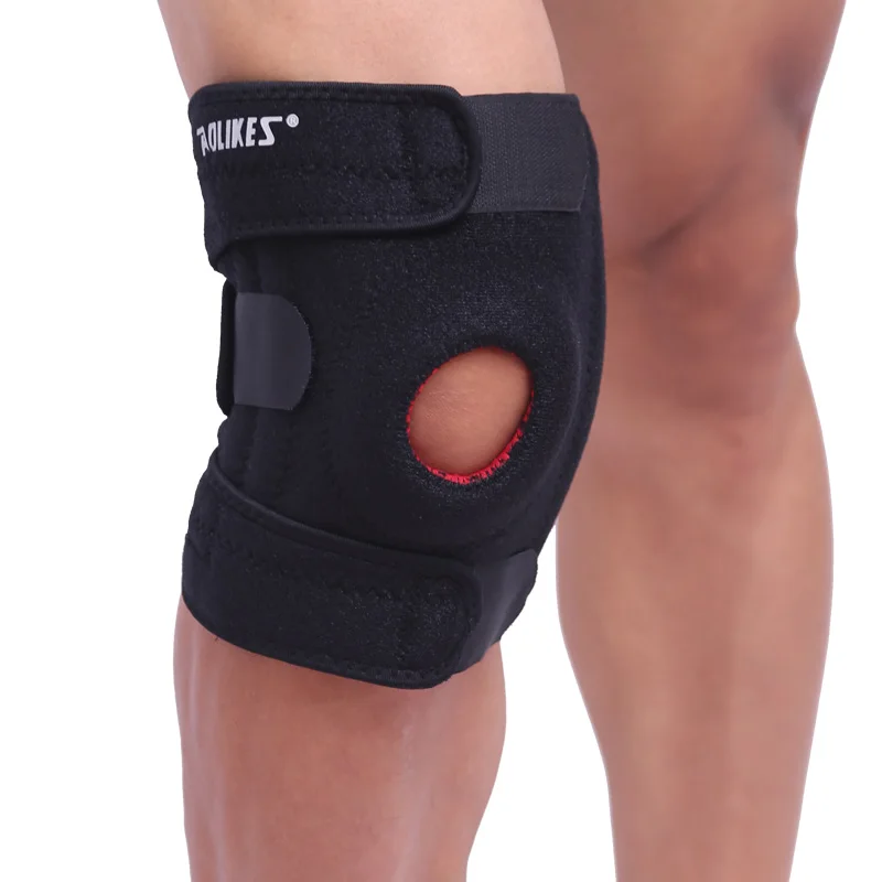 

1pc Elastic Knee Support Basketball Soccer Brace Kneepad Fitness Running Cycling Adjustable Patella Knee Protection Safety Guard