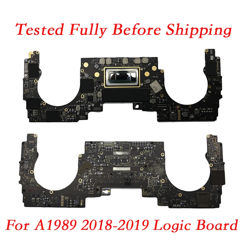 

Tested A1989 Motherboard for MacBook Pro Retina 13" A1989 Logic Board With Power Button 820-00850-A 2018-2019 Year