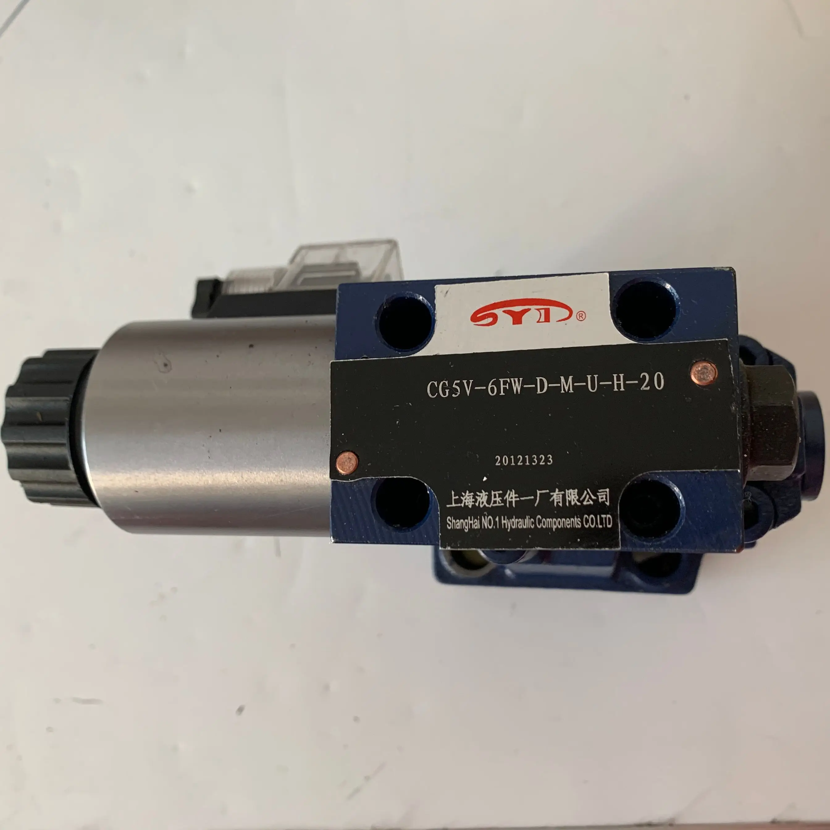 CG5V-6FW-D-M-U-H-20 CG5V 6FW D M U H 20 SYI SYIZVKS электромагнитный клапан Shanghai No. 1 гидравлические