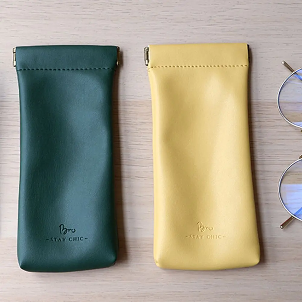 

Waterproof Eyewear Storage Bag Male Sunglasses Pouch Eyewear Protector Case Leather Glasses Case Eye Glasses Holder