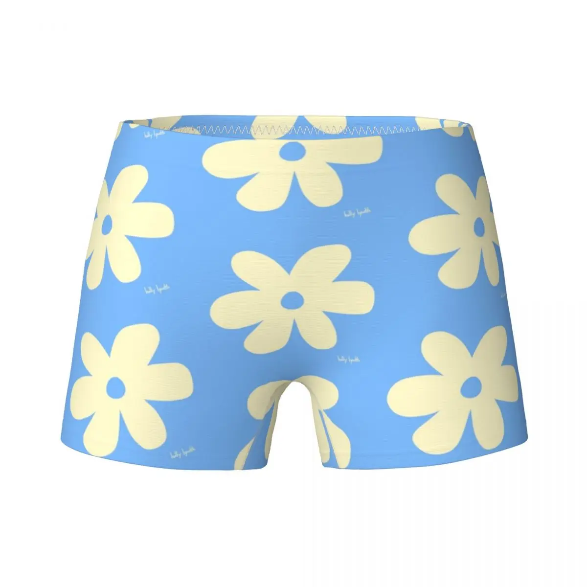 

Пастельные синие боксеры с цветочным принтом для девочек, детское милое нижнее белье из чистого хлопка, Цветные Цветочные трусы для подростков, мягкие трусы