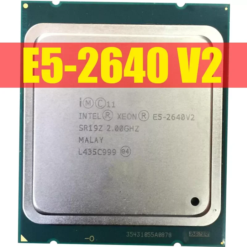

Intel Xeon E5-2640 V2 CPU E5-2640V2 Eight Core CPU LGA2011 Server CPU E5 2640V2 E5 2640 V2 CPU 100% normal work