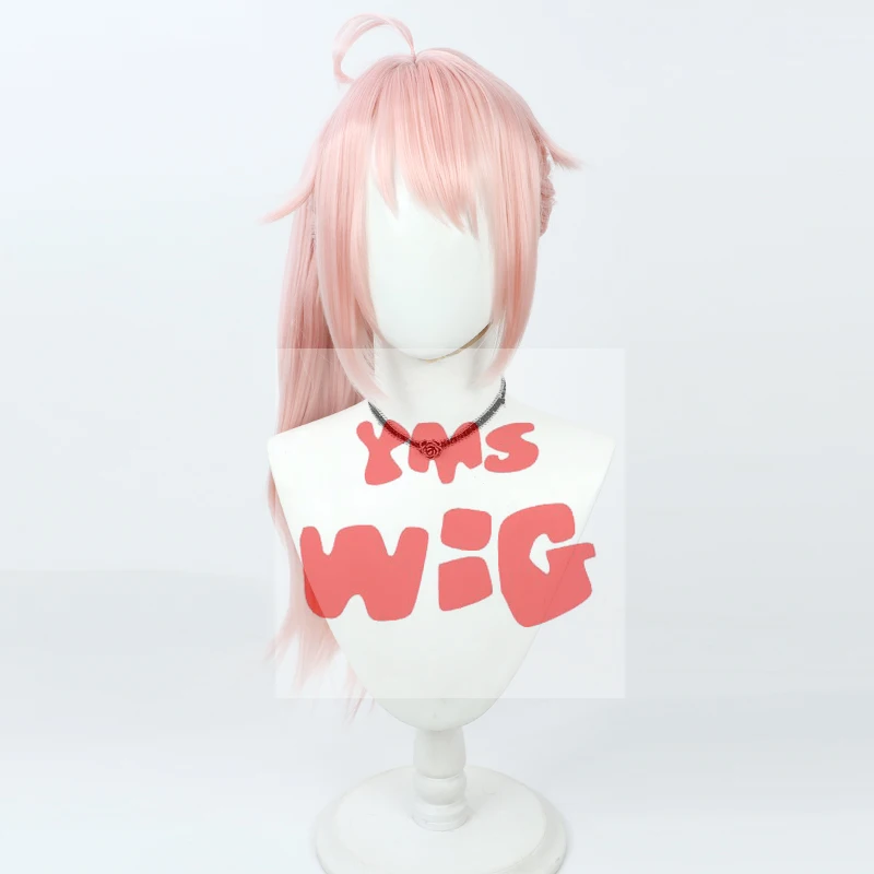 Game Blue Archive Yutori Natsu Косплей Парик Розовые Синтетические Волосы Термостойкие
