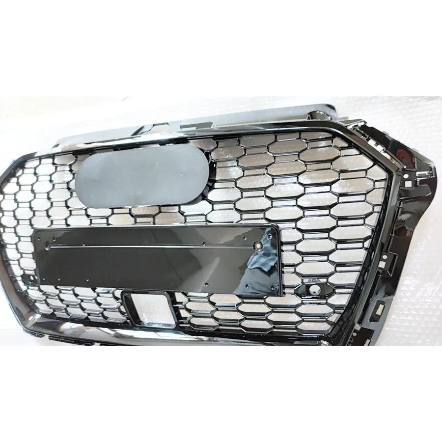 

Решетка для переднего бампера автомобиля с отверстием ACC для Audi A3/S3 8V 2017 2018 2019 (установка для RS3), быстрая доставка