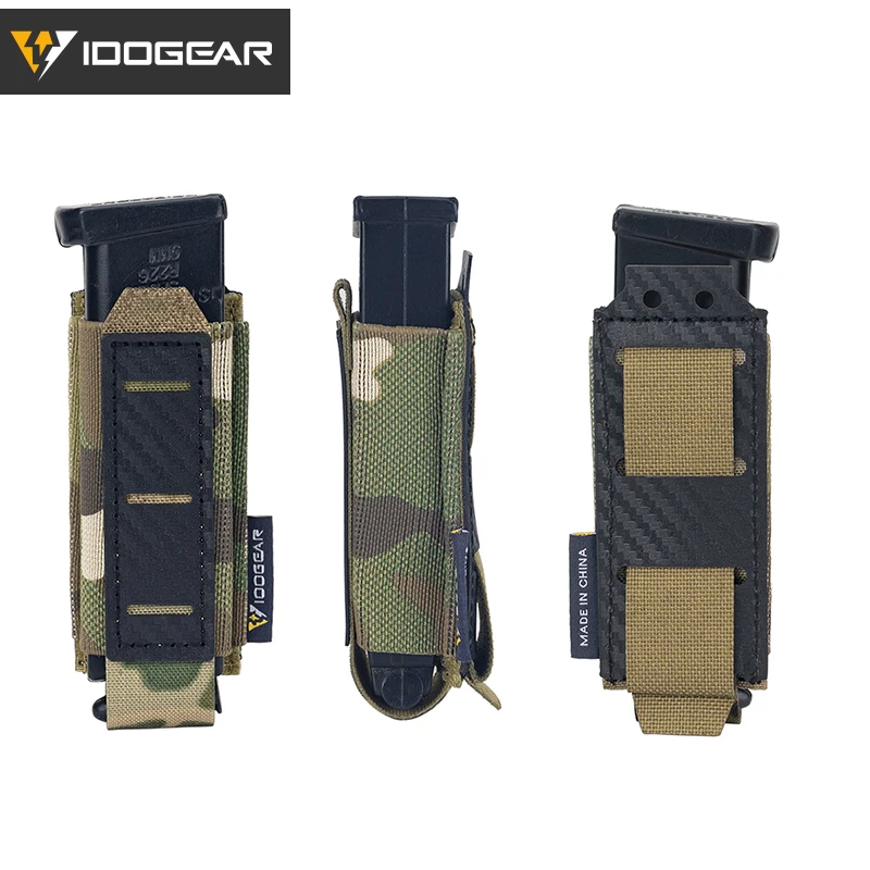 IDOGEAR MOLLE тактическая 9 мм Одиночная Магнитная сумка охотничья Военная переноска