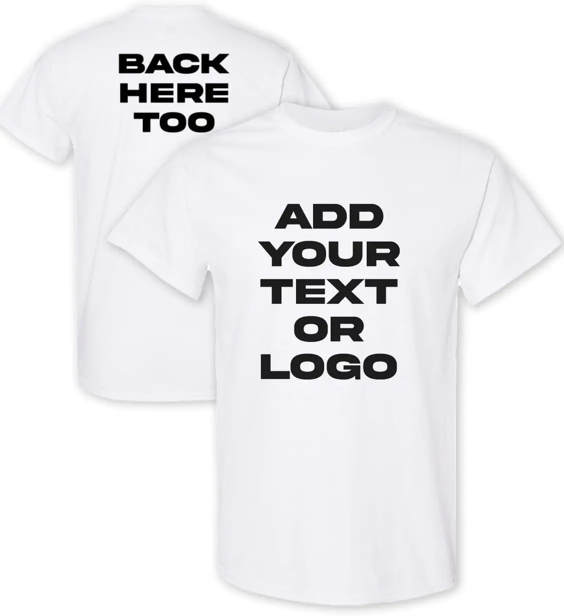 Kolossus Customizable Short Sleeve shirts Unisex Personalized t with Logo Photo or Text.