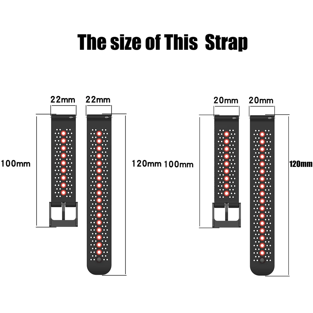 Silicone Strap for Samsung Galaxy Watch 5 45mm/watch 5 40mm 44mm/watch 4 40mm 42mm 44mm 46mm Band Macaron Contrast Color fresh