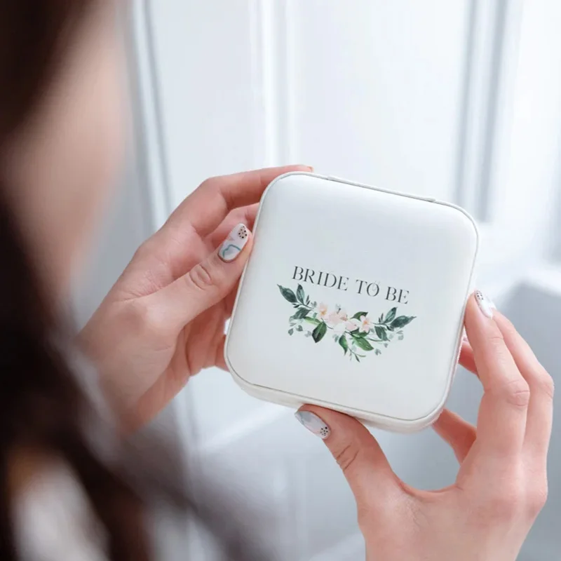 Storage Case Greenery Wedding Engagement Bridal Shower Bachelorette Hen Party Honeymoon Trip Gift