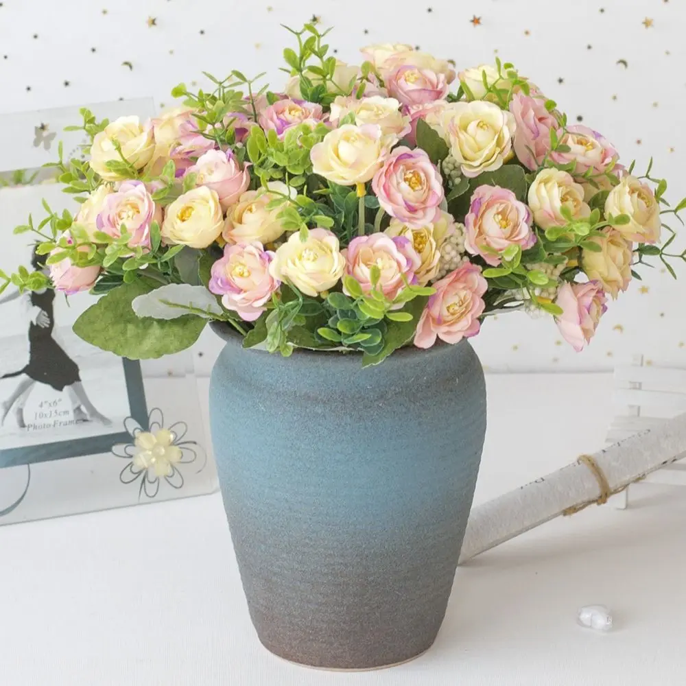 

Pretty Artificial Peonies Flowers Silk Flowers Decorations Scene Arrangements Wedding Bouquet Living Room Home Ornaments