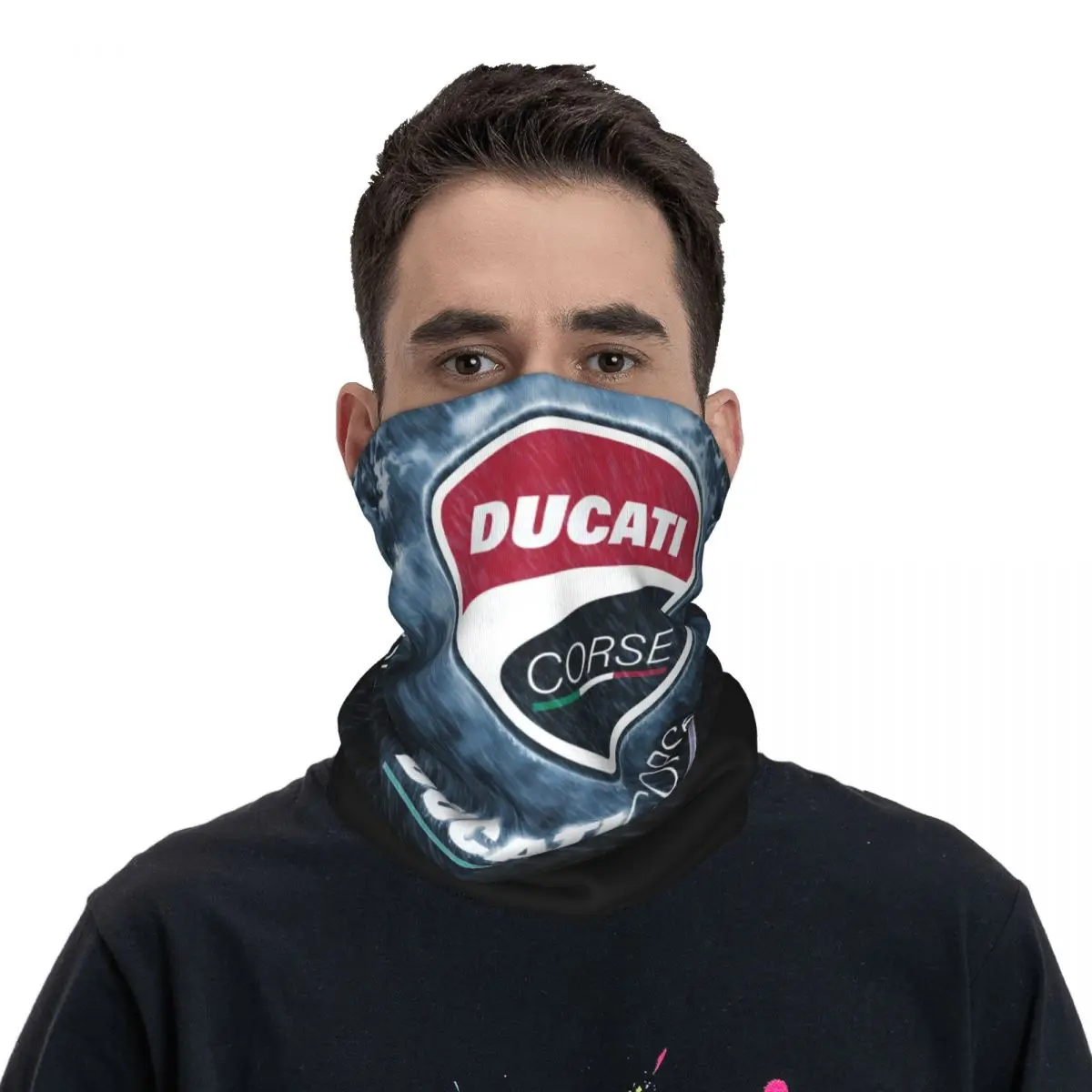 

Ducatis Motorbike Face Scarf Bandana Motocross Enduro Racing Balaclava Neck Gaiter Mask Scarf Running Scarf Unisex Breathable
