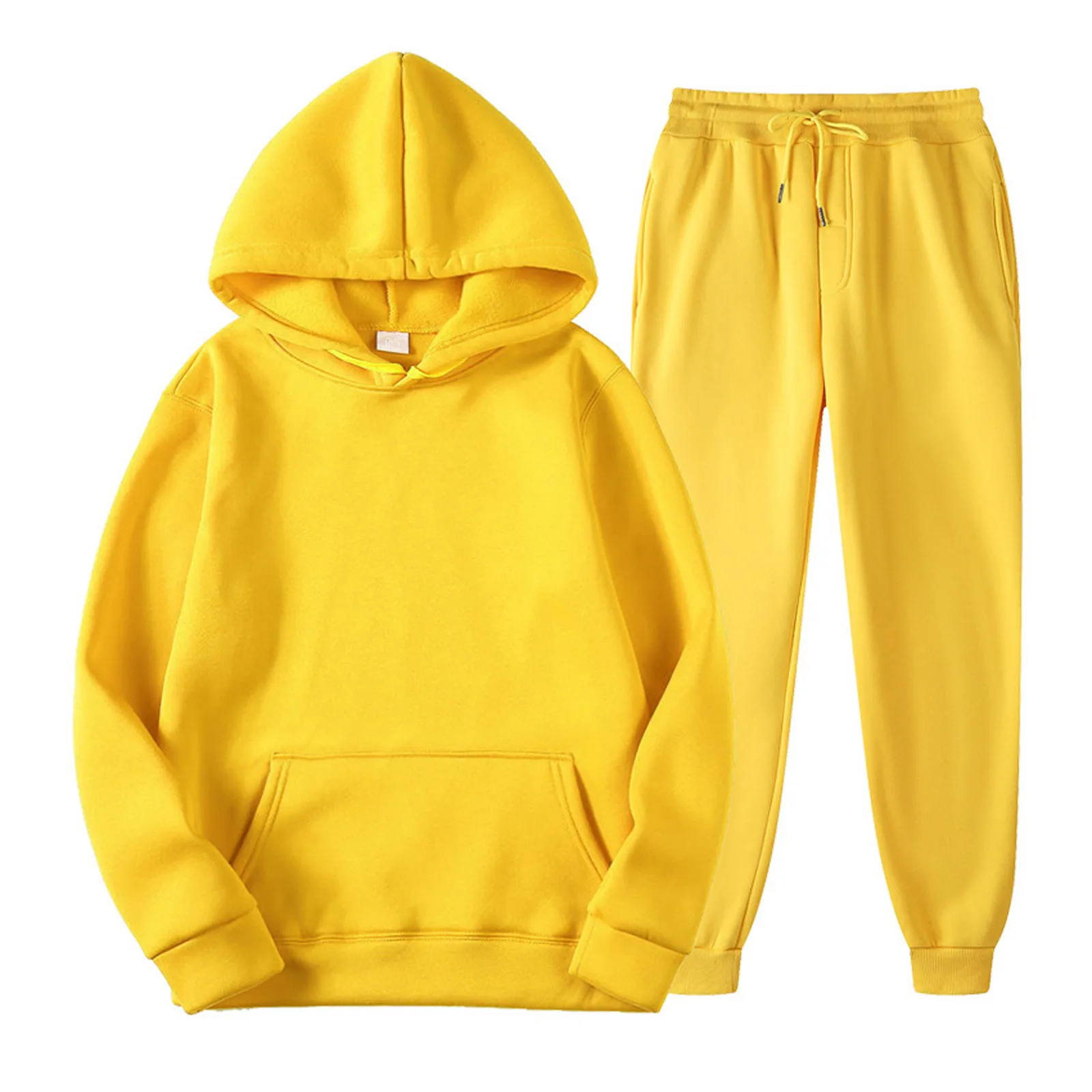 Повседневный мужской комплект из двух предметов 2022 толстовка с капюшоном брюки