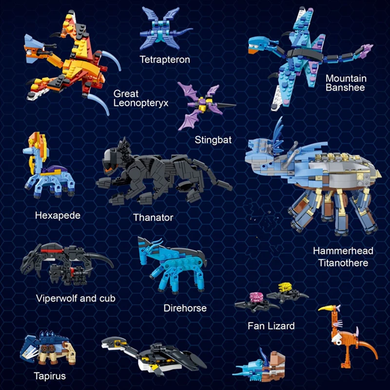 New 2878PCS Disney Avatar The Illuminated World of Pandora Stars Space Wars Building Blocks Bricks Toys Kids Adult Child Gift - купить по