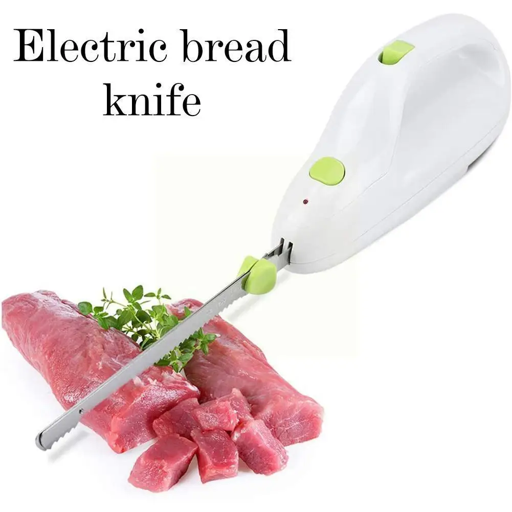 

Electric Freeze Meat Knife Bread Pastry Meat Automatic Eu Electric Serrated Tools Knife Kitchen Cutting Knife Ste W0y2