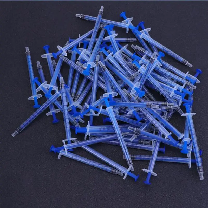 

150pcs 1ml Injector Syringe Plastic Disposable Injector Syringe Without Needle For Refilling Measuring Nutrient Women Syringe