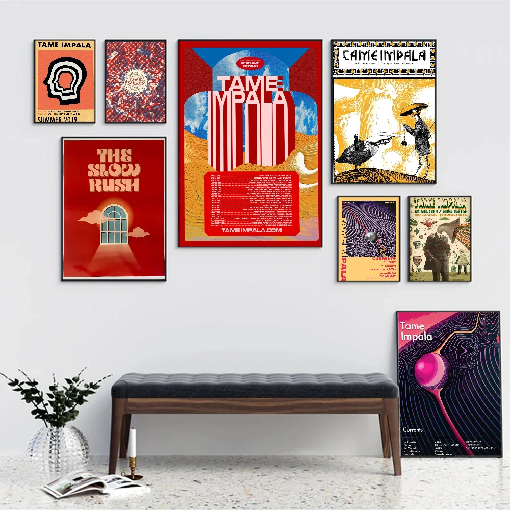 T-Tame I-Impala классические винтажные постеры белая бумага принты плакаты