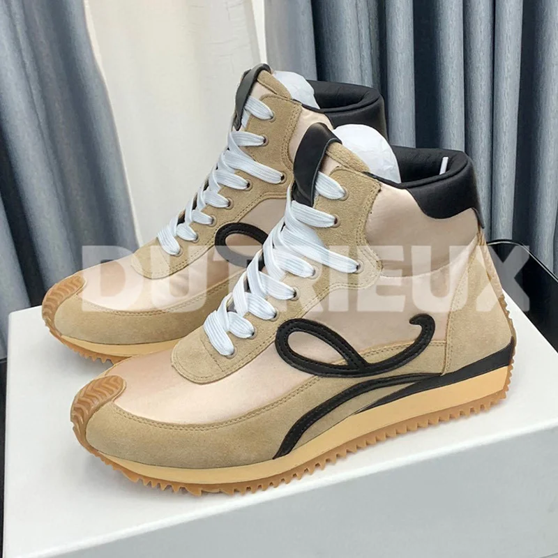 

Туфли унисекс на плоской подошве, универсальные лоферы с высоким верхом и толстой подошвой, для влюбленных, весна-осень