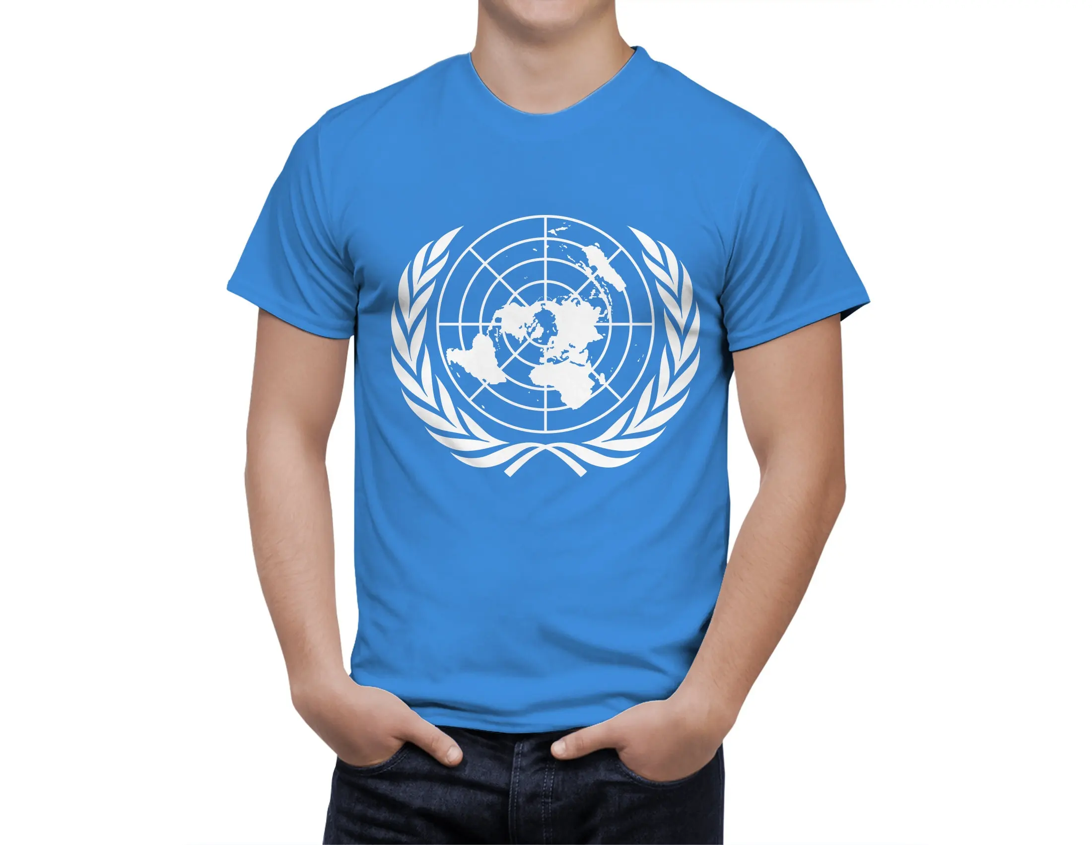 

BIANYILONG Brand Summer T-Shirt United Nations Flag 3D Printing T-Shirts Men's Fashion Casual Tops Short Sleeves Printed O Neck
