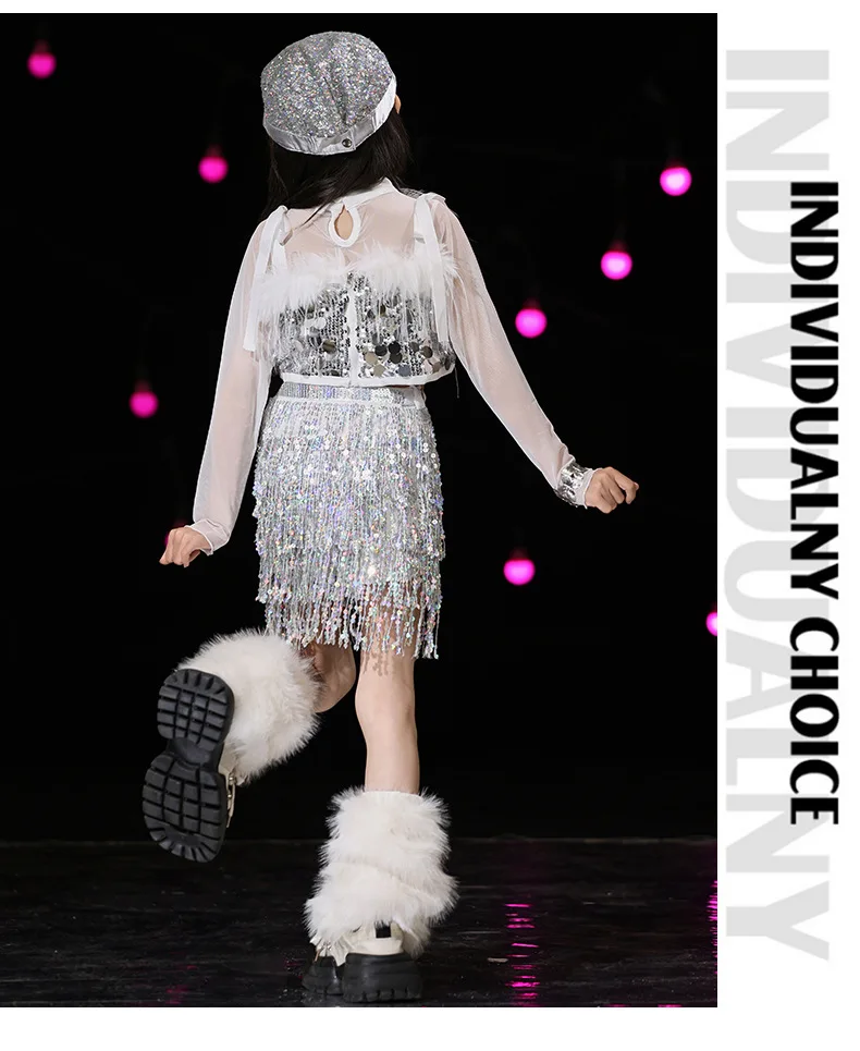 Хип-хоп для девочек K-pop сценические костюмы детские уличные танцевальные