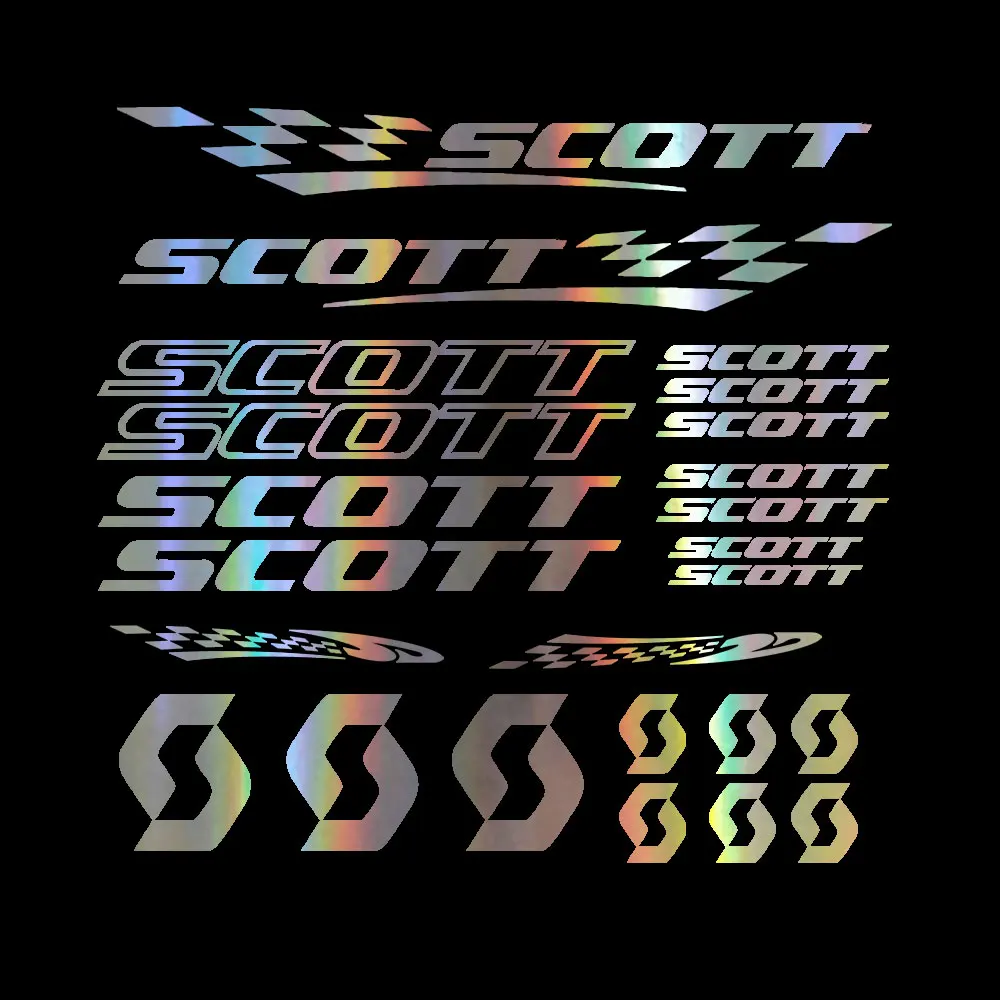 

Compatible for Scott Stickers Sticker Set Decal Decal Bicycle Bike BMX Road 34cmx24cm